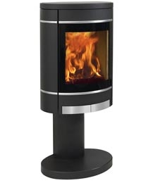 Poêle à Bois En Granit – Forme T, 30 Mm, Couleur Noire, Neuf