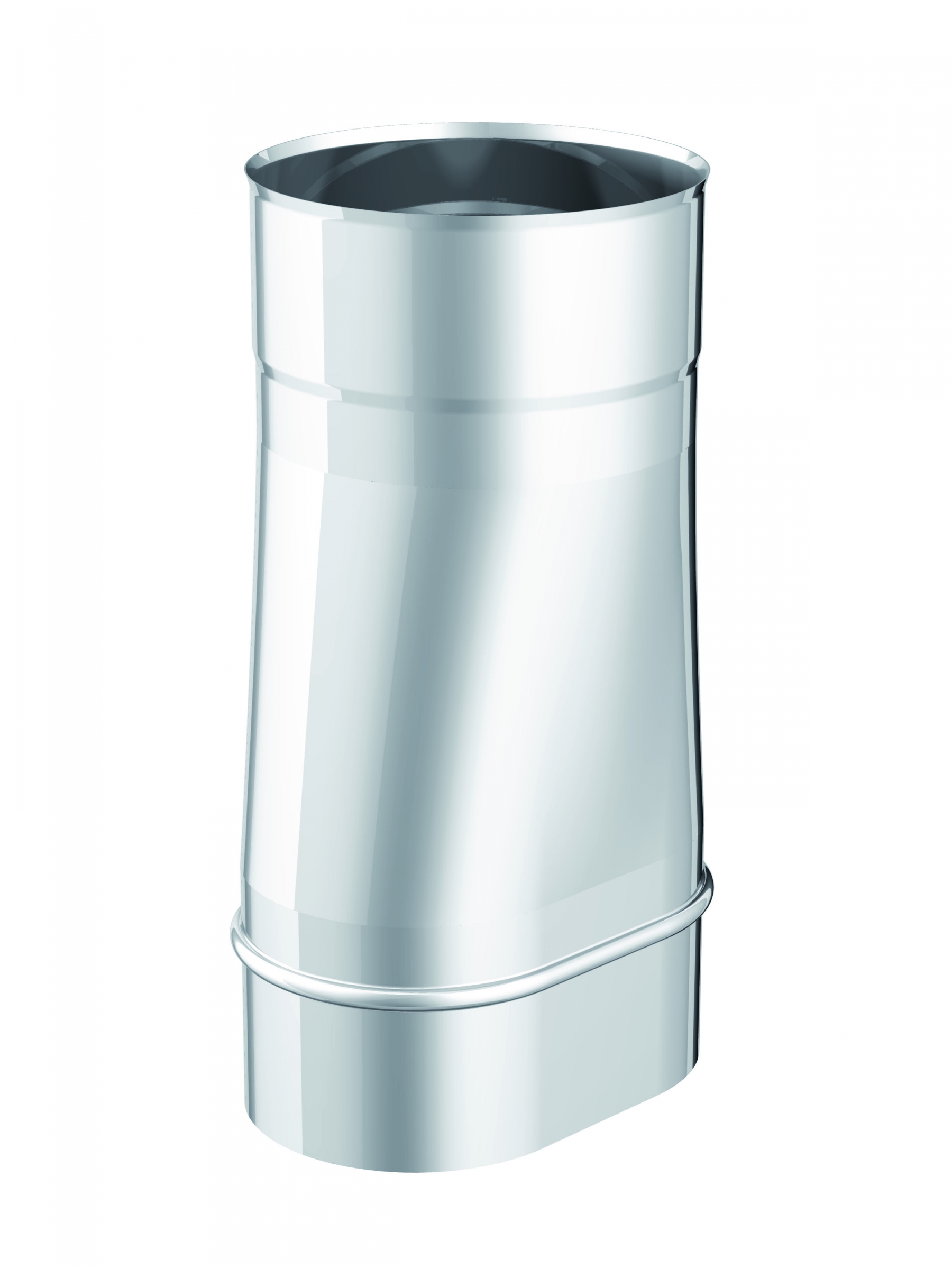 Adaptateur de section ovale à ronde Réf. CONDUITS DE FUMÉE Tuyaux inox ovale Votre